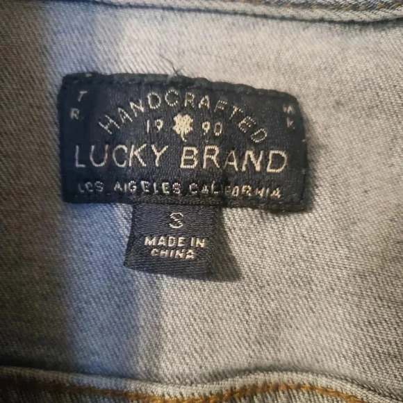 Lucky Brand Light Blue Jean Jacket - Picture 4 of 5